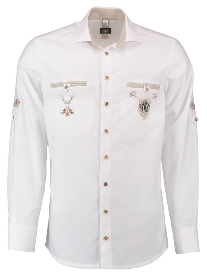 

Традиционная рубашка Уподзе белого цвета OS-Trachten