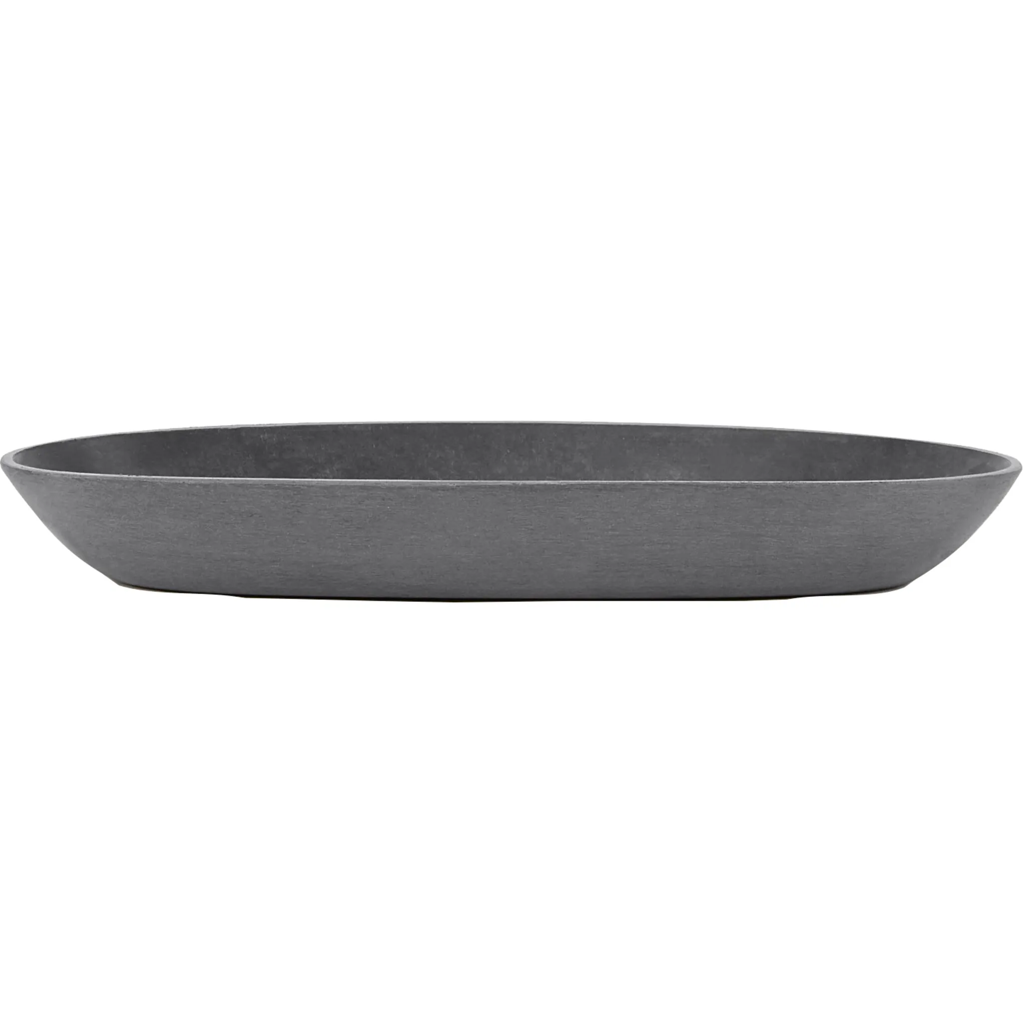 

ECOPOTS Подставка для цветочного горшка «SAUCER OVAL Grey», ШxГxВ: 11,7x11,7x3 см, серый
