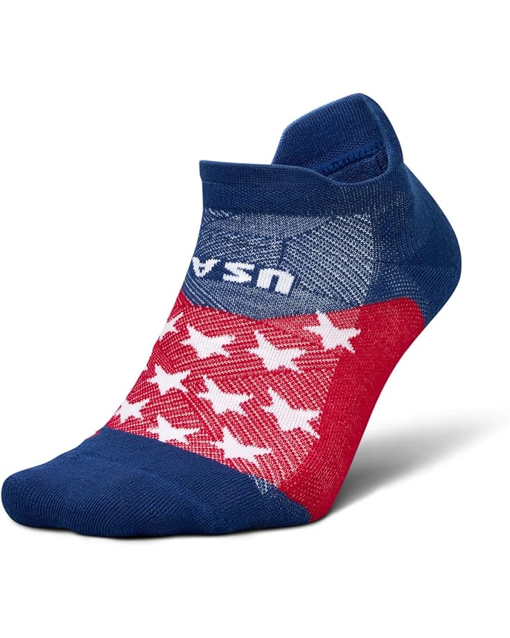 

Носки Feetures Elite Max Cushion No Show Tab, цвет Americana