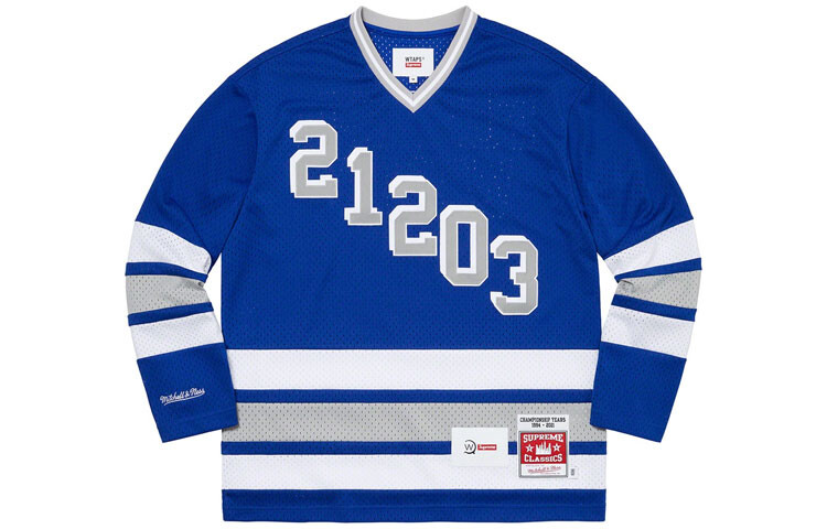 Футболка Supreme Mitchell & Ness Hockey, черный — фото 3