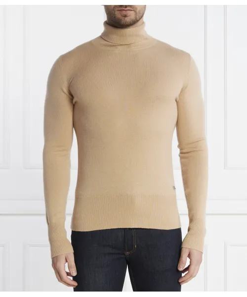 

Шерстяная водолазка Slim fit Karl Lagerfeld, бежевый