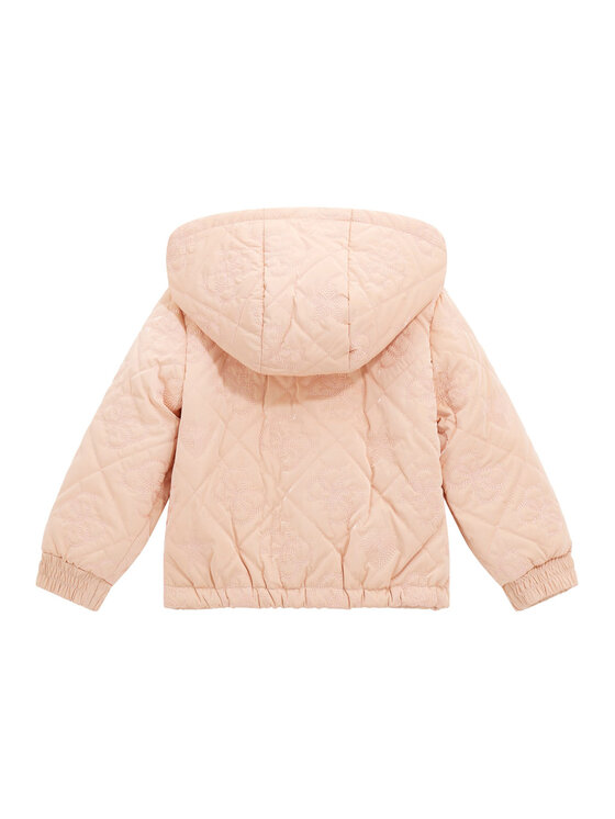 Демисезонная куртка regular fit K5BL03 W3080 Guess, розовый — фото 2