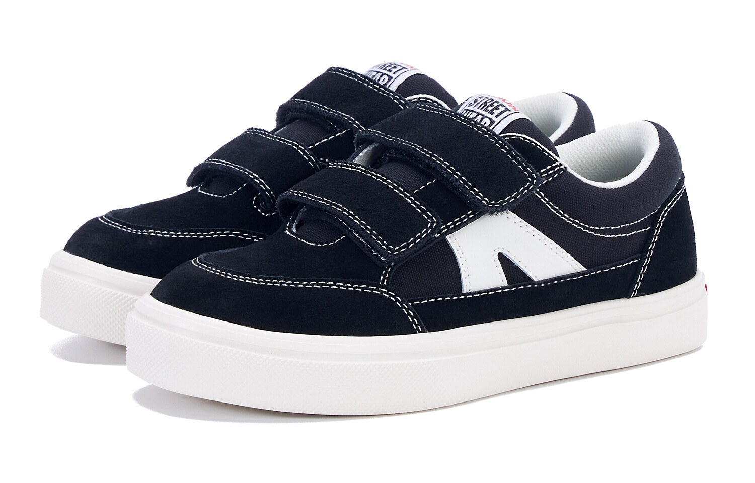 Детские парусиновые туфли Stick Light Kids Low-top Classic Black Vision Street Wear, черный — фото 3