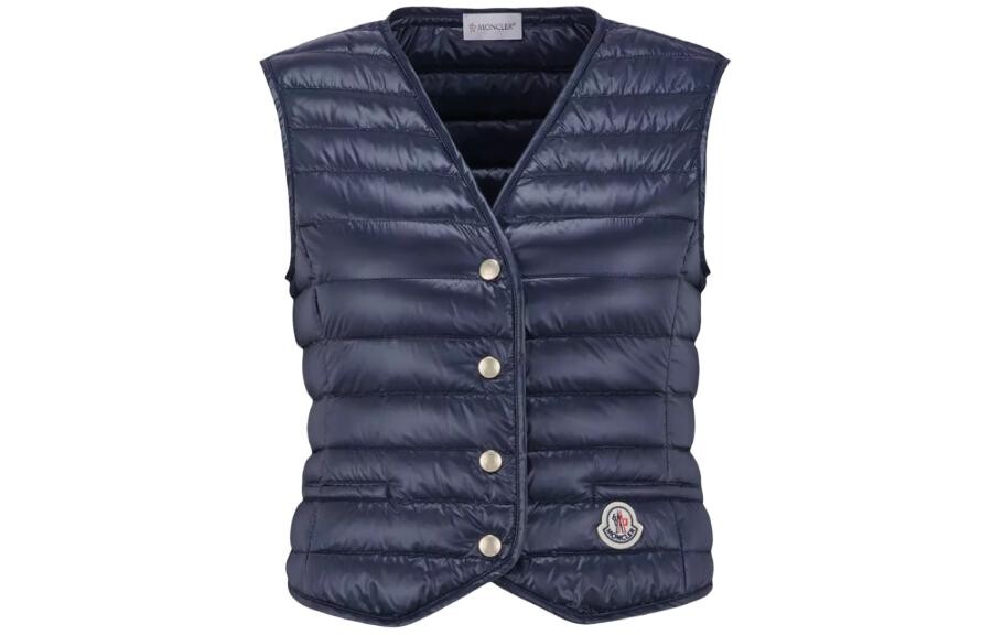 

Жилет женский ночной синий Moncler
