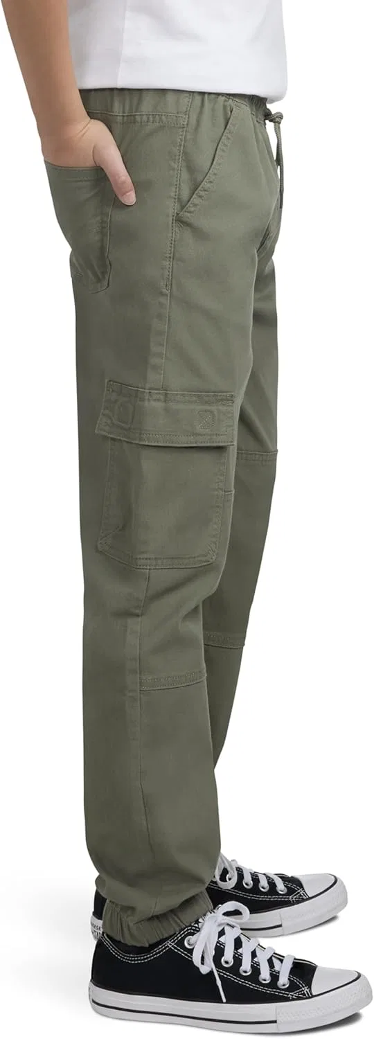 Детские брюки-джоггеры унисекс Levi's Cargo, Dusty Olive — фото 4