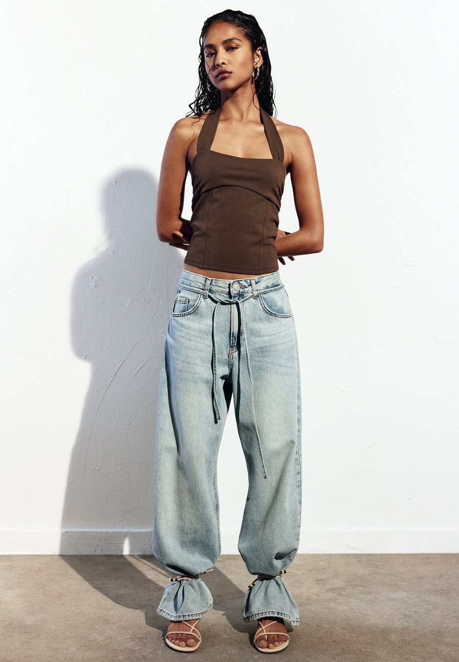 

Блуза PULL&BEAR Blouse, Brown