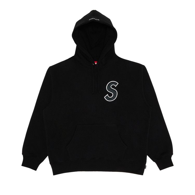 

Толстовка Supreme S Logo Hooded Sweatshirt, Black