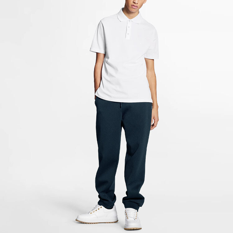 Новые квартальные продукты LV Polo Shirt Men Louis Vuitton, белый — фото 2