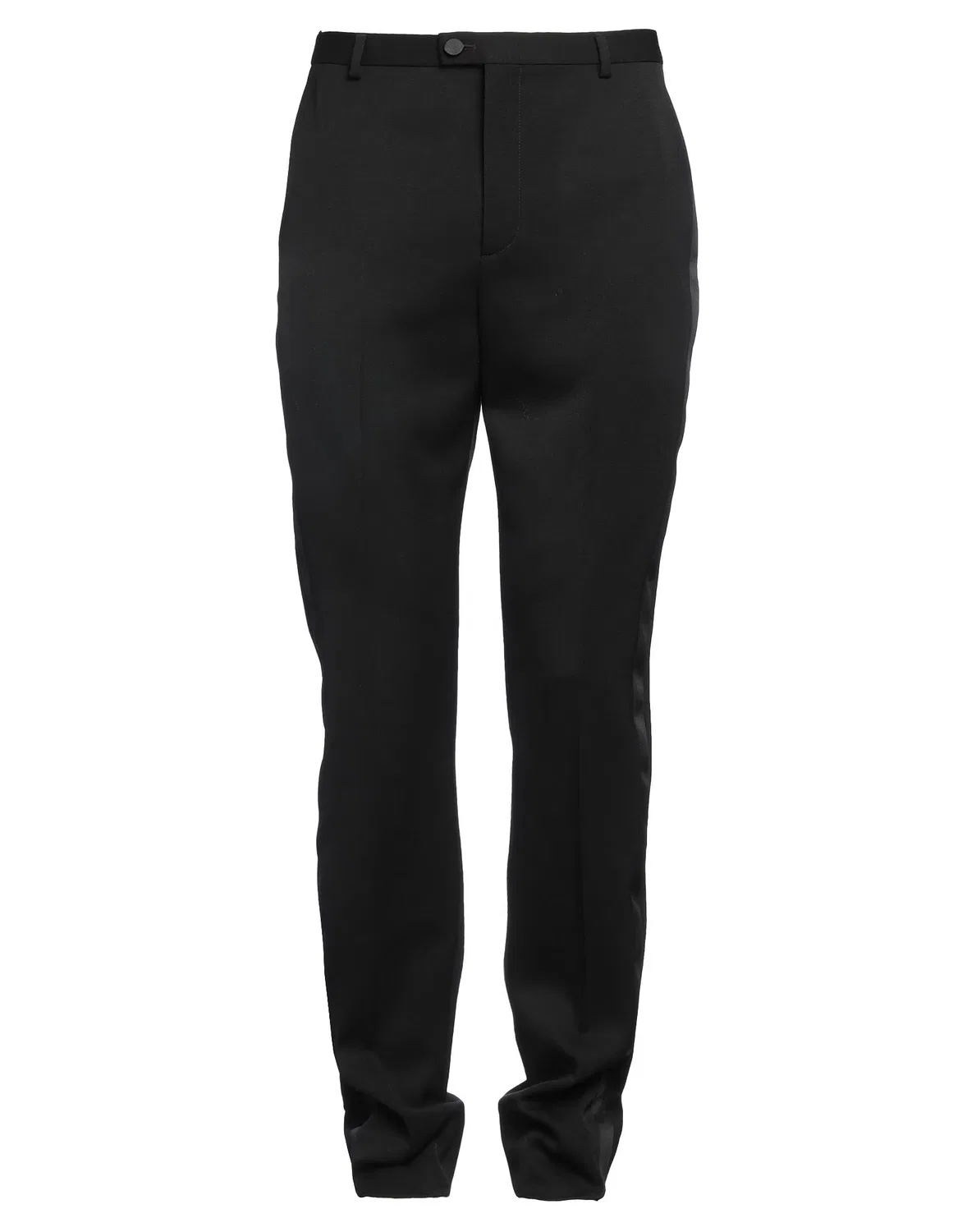 Брюки шерстяные SAINT LAURENT черные