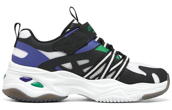 Кроссовки dlites 'black blue white' Skechers, черный — фото 2