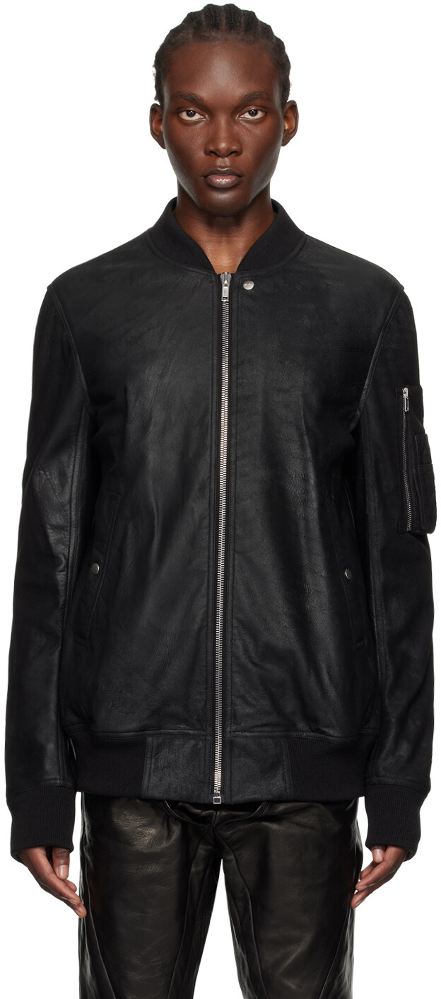 

Кожаная куртка Porterville Classic Flight Rick Owens, черный
