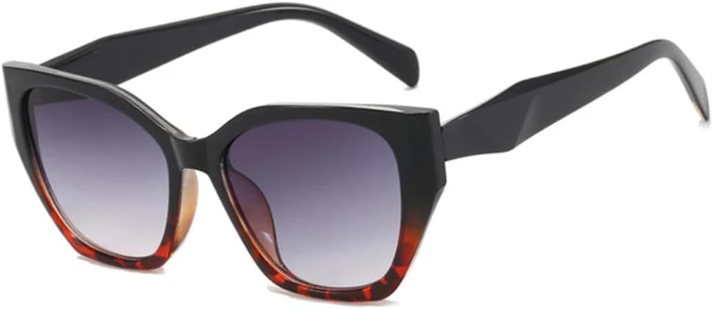 

Солнцезащитные очки с защитой UV400 | Маленький размер "кошачий глаз" | Цветные линзы | Для женщин и мужчин | Для занятий спортом на открытом воздухе и вождения DSVIGF, Black Gradient Gray