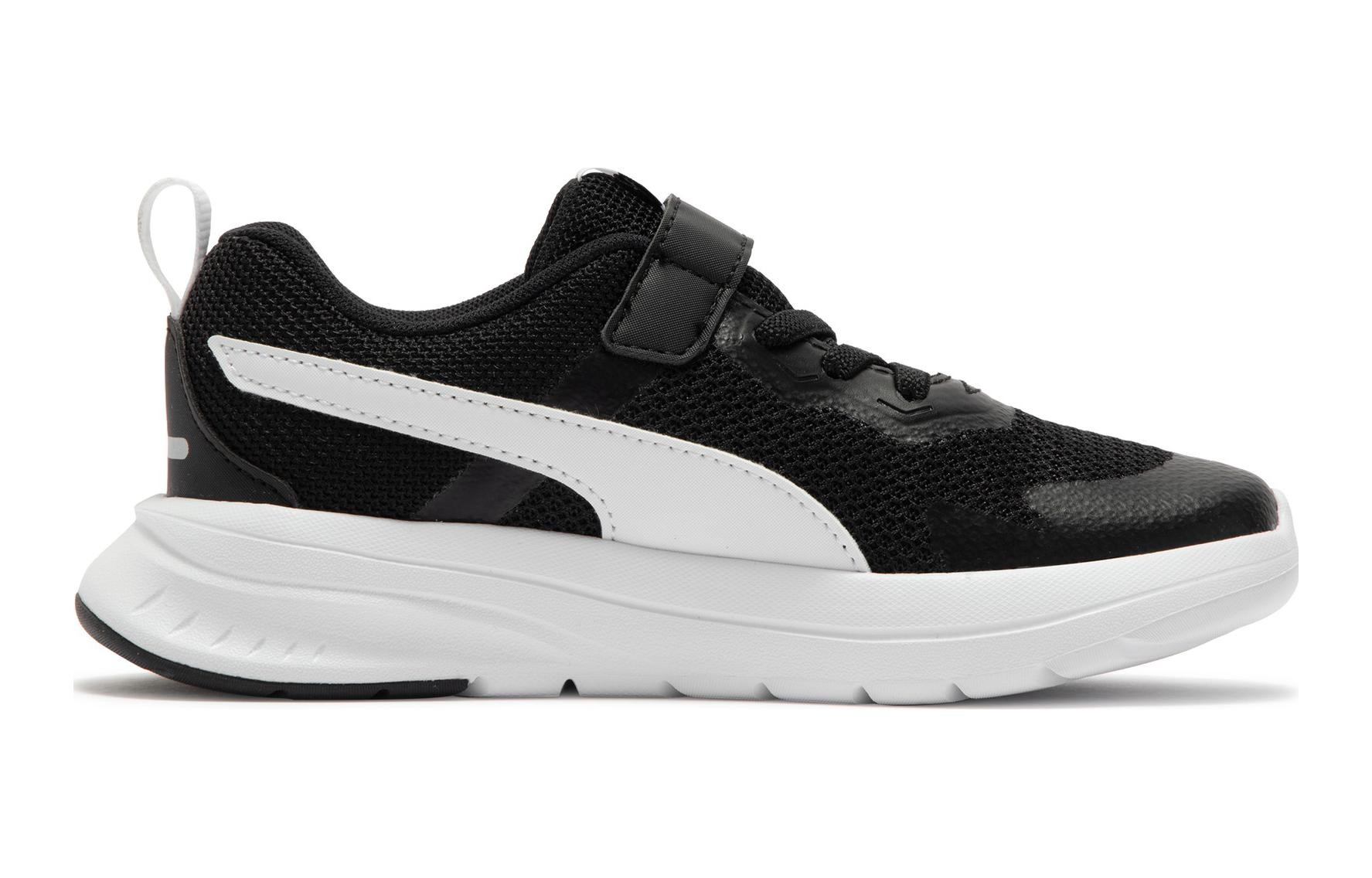 Evolve Run Mesh PS Run Mesh низкие детские беговые кроссовки черно-белые Kids' PUMA — фото 2