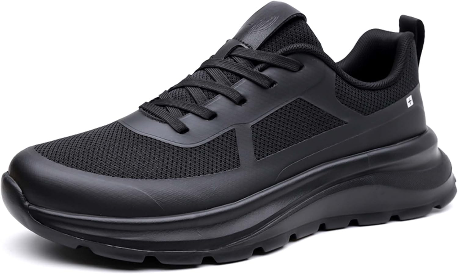 

Летние сетчатые дышащие повседневные кроссовки для ходьбы с мягкой подошвой, легкие мужские спортивные беговые кроссовки Generic, черный