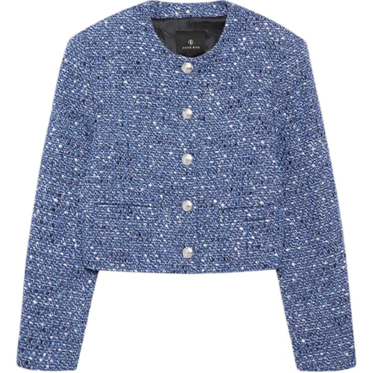 

Anine Bing Твидовый жакет, Blue Tweed