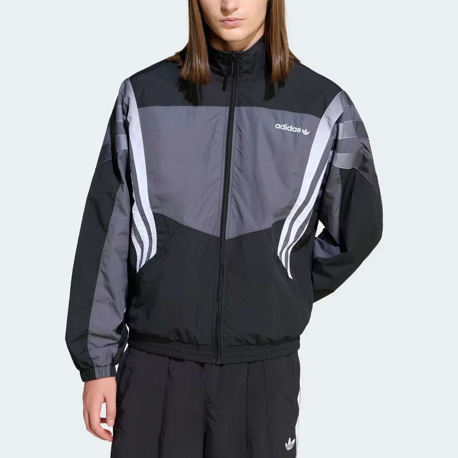 Толстовка Santiago Track Adidas Originals, черный — фото 3