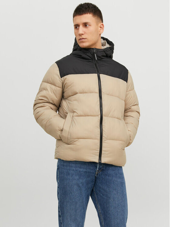 

Пуховик стандартного кроя Jack&Jones, бежевый