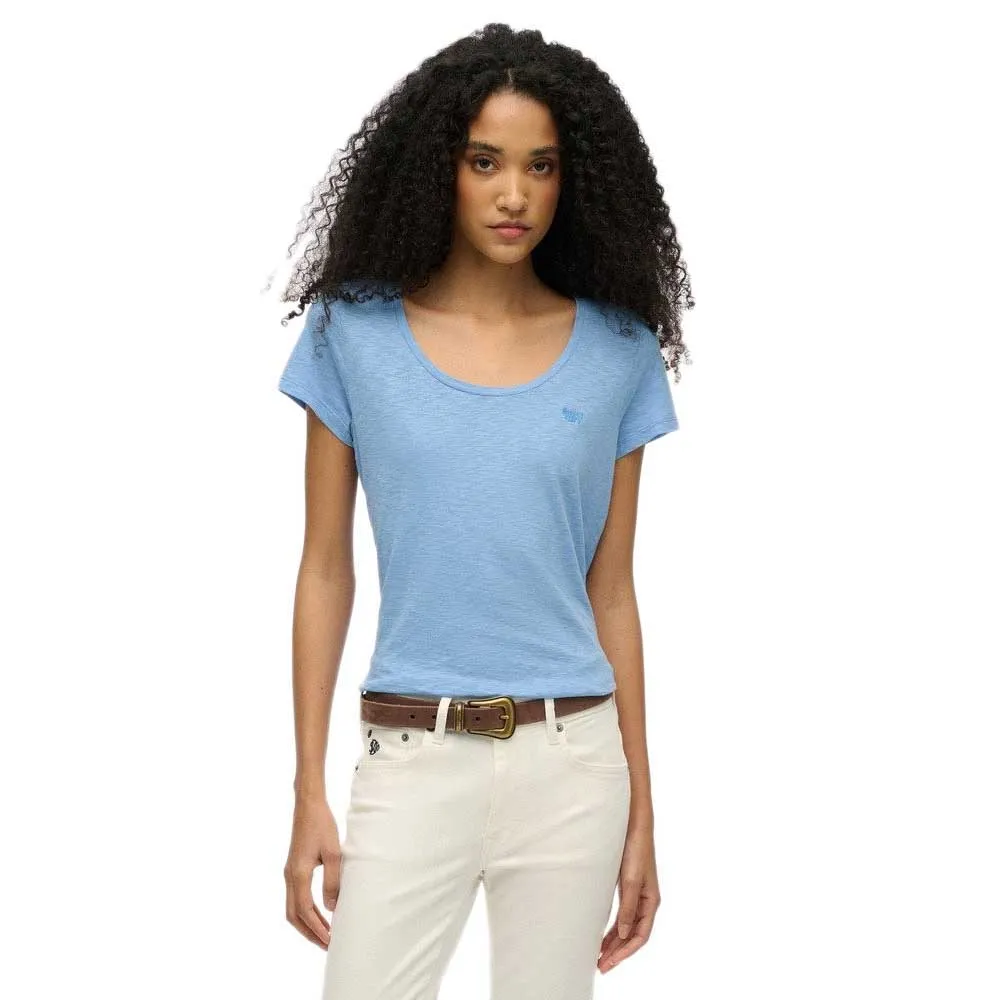 

Футболка с коротким рукавом Superdry Scoop Neck, синий