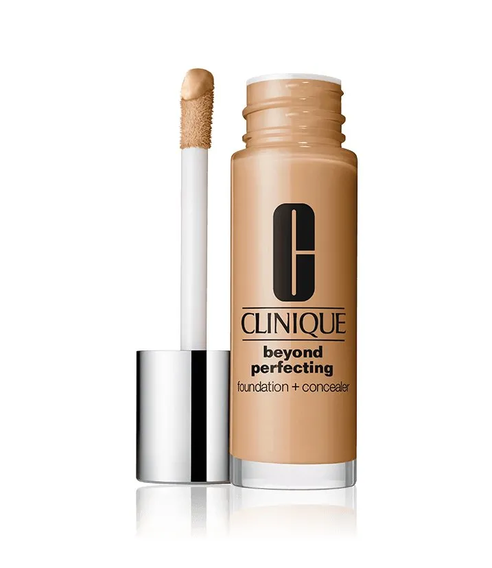 

Стойкая база под макияж и консилер Beyond Perfecting Foundation Concealer Clinique, цвет honey