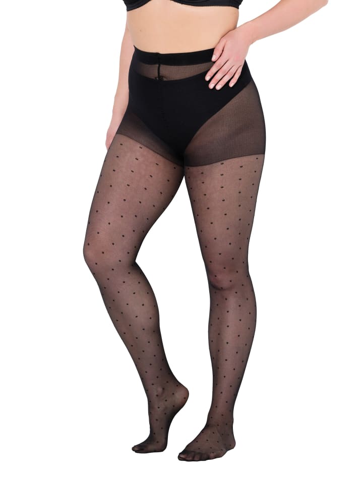 

Ulla Popken Черные колготки