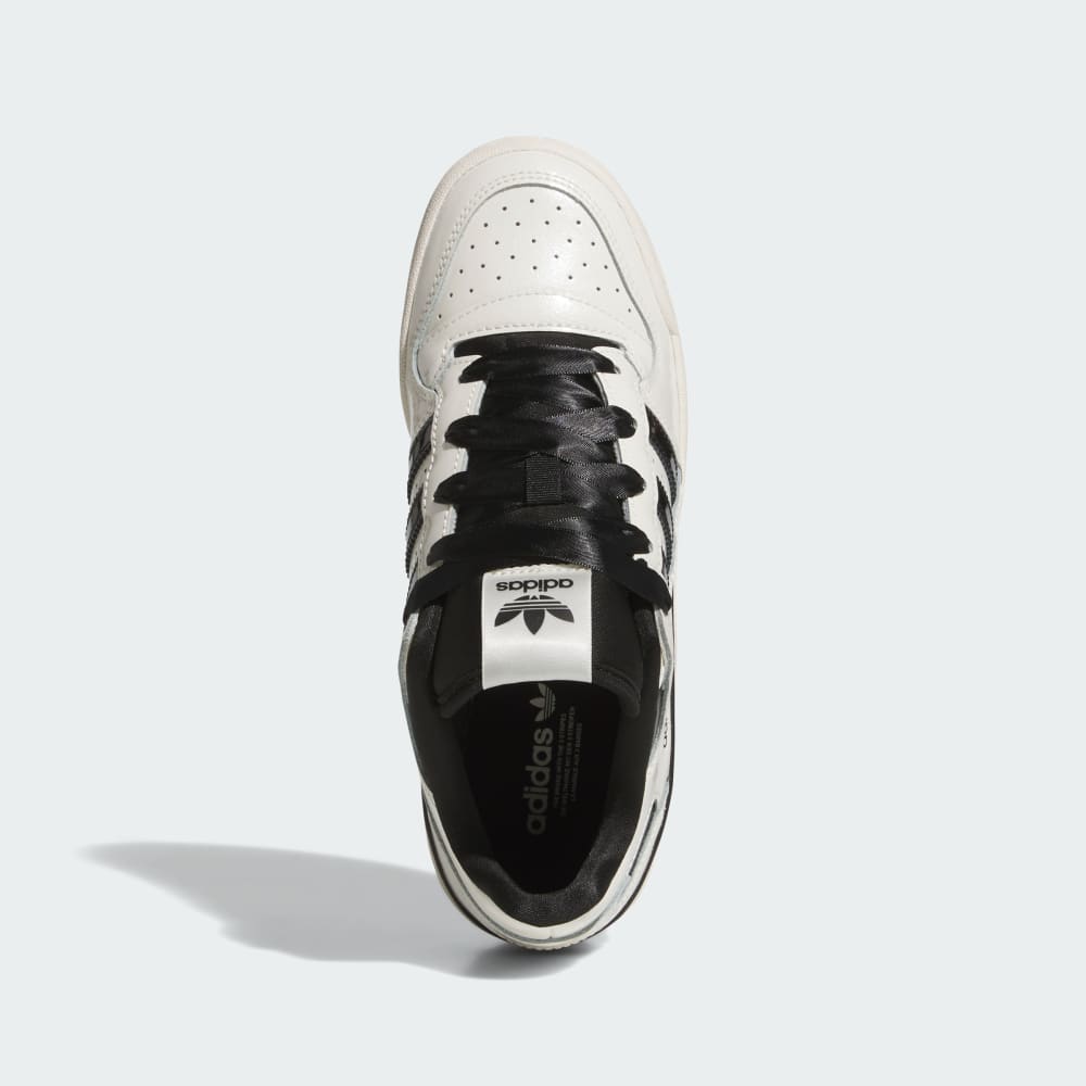 Кроссовки Adidas Forum Low CL Shoes, цвет Off White/Core Black/Off White — фото 2