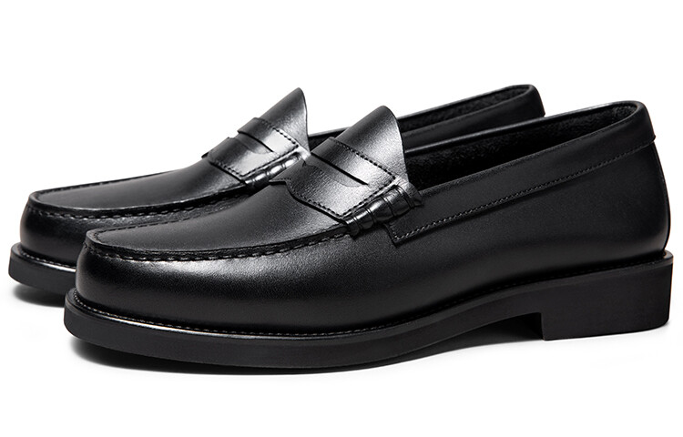 Туфли мужские Men"s Casual Men Low-Top Thom Wills, бордовый — фото 2