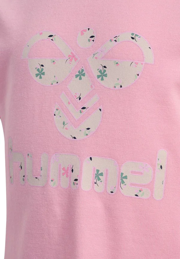 Футболка jocha ss с принтом Hummel, Candy Pink — фото 3