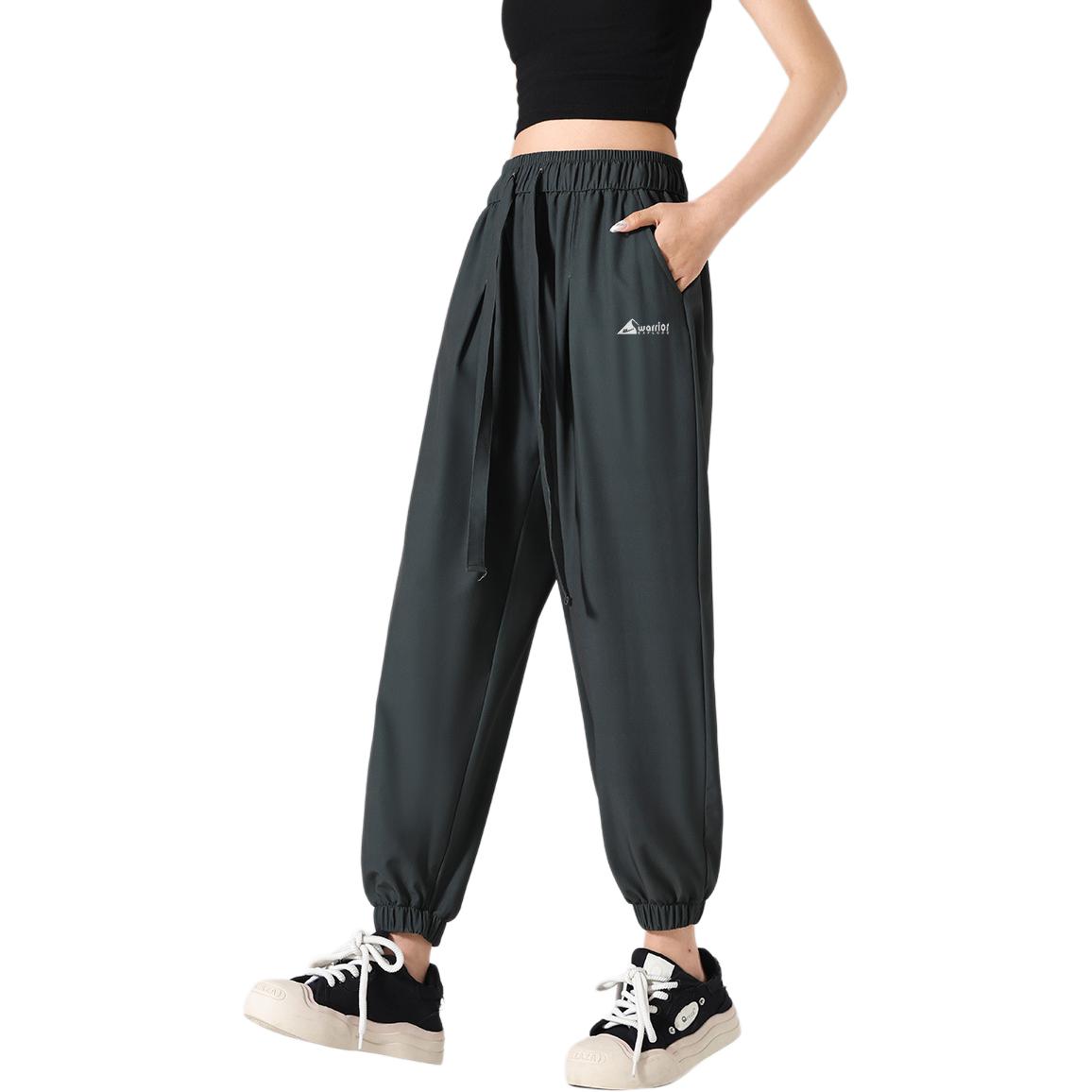 

Брюки Casual Open Ended Smiling Collection для женщин, умеренный прямой крой WARRIOR, forest зеленый