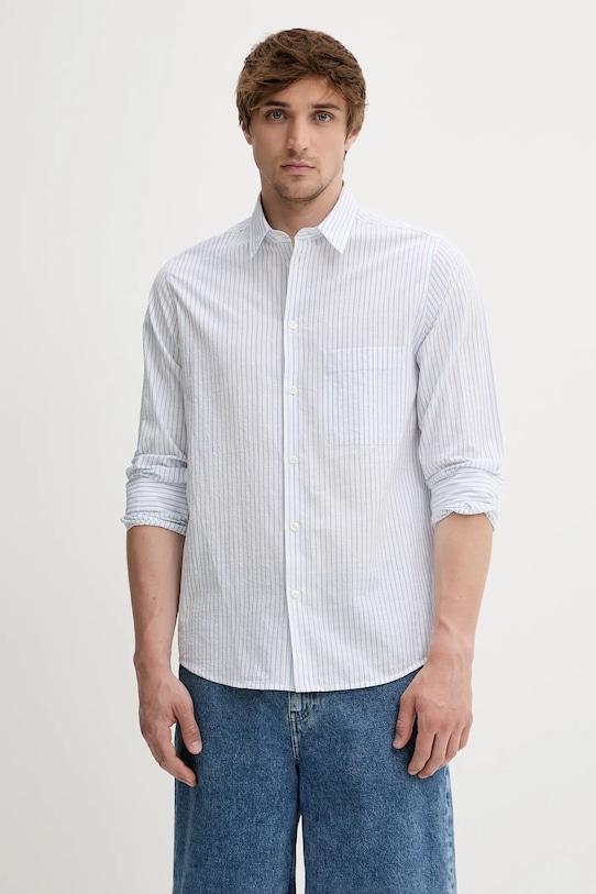 

Хлопковая рубашка SARYAN Samsoe Samsoe, синий