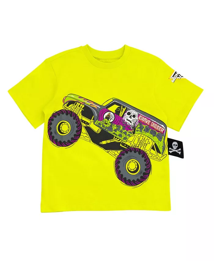 

Футболка для мальчиков Toddler Boys Monster Jam, желтый