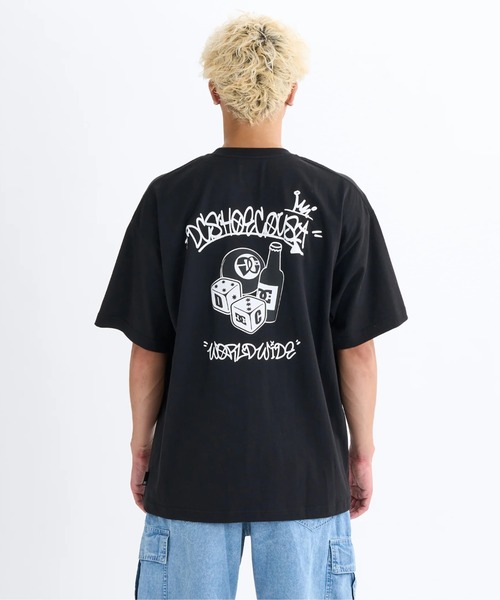 

Футболка с коротким рукавом, принт на спине DC SHOES, черный