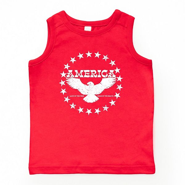 

Футболка America circle stars youth The Juniper Shop, Red