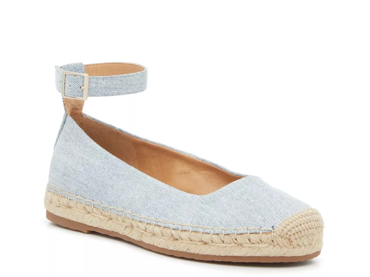 Эспадрильи Crown Vintage Lertha Flat, цвет светло-синий деним