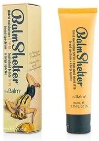 Крем для лица SPF18 THEBALM Бальзам-увлажнитель для лица The Balm Shelter Tinted Moisturizer, Lighter than Light