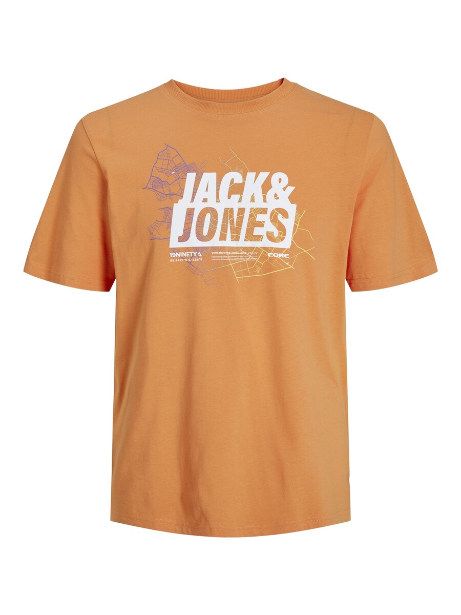 

Рубашка JACK & JONES Map, оранжевый