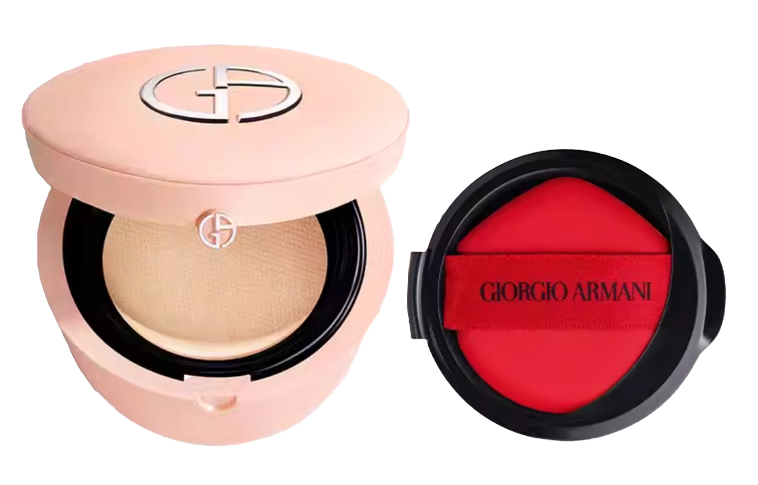 

GIORGIO ARMANI AMANI Nude Pink Lambskin воздушные подушечки без переноса увлажняющие стойкие маскирующие 15г