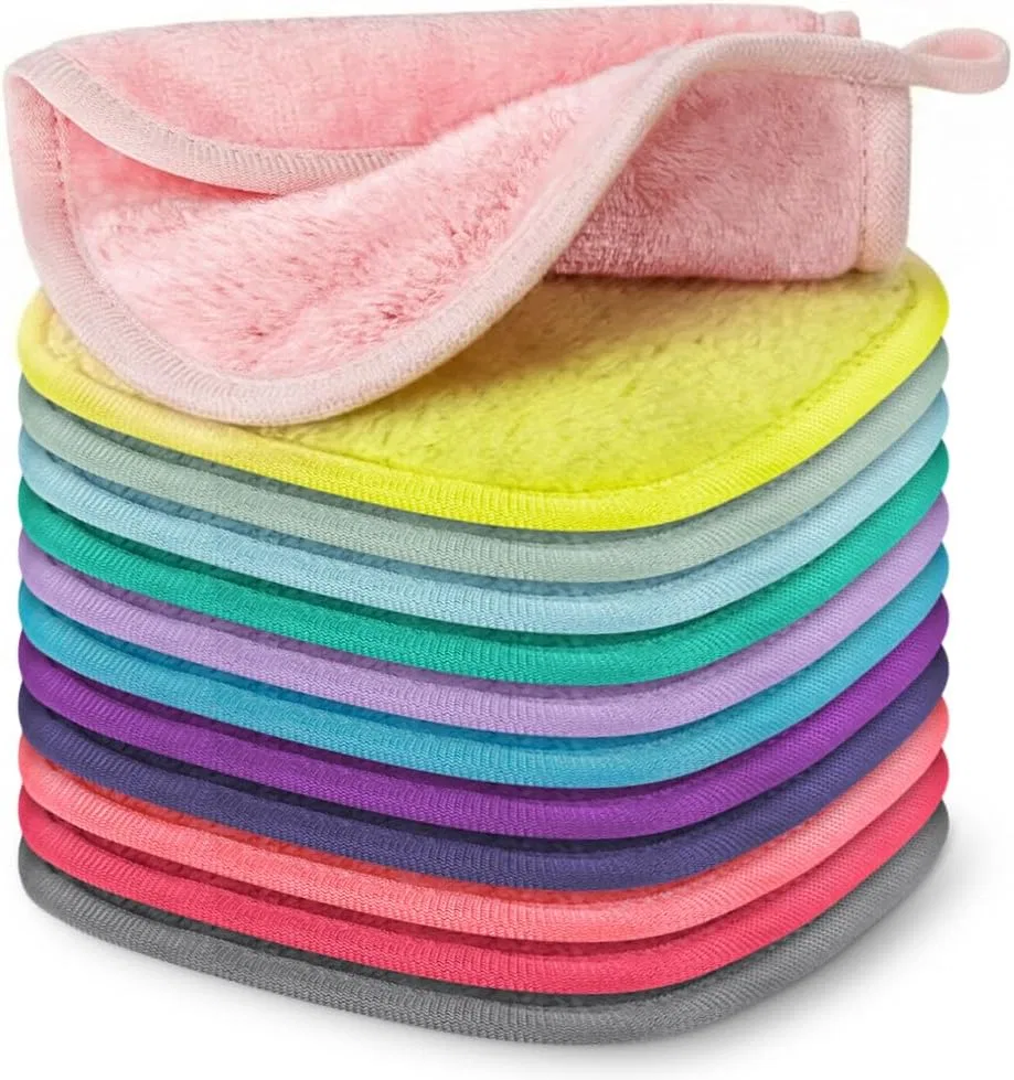 Набор HOTUT — Многоразовых салфеток для снятия макияжа , 12 шт. , Multi-Coloured - 12 Pieces