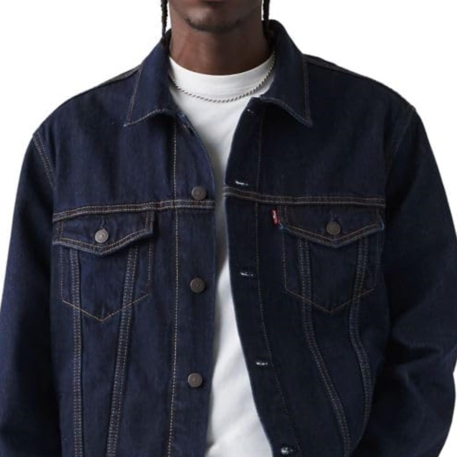 Мужская куртка Trucker Levi's (также доступна в размерах Big и Tall), (New) Rinse — фото 3