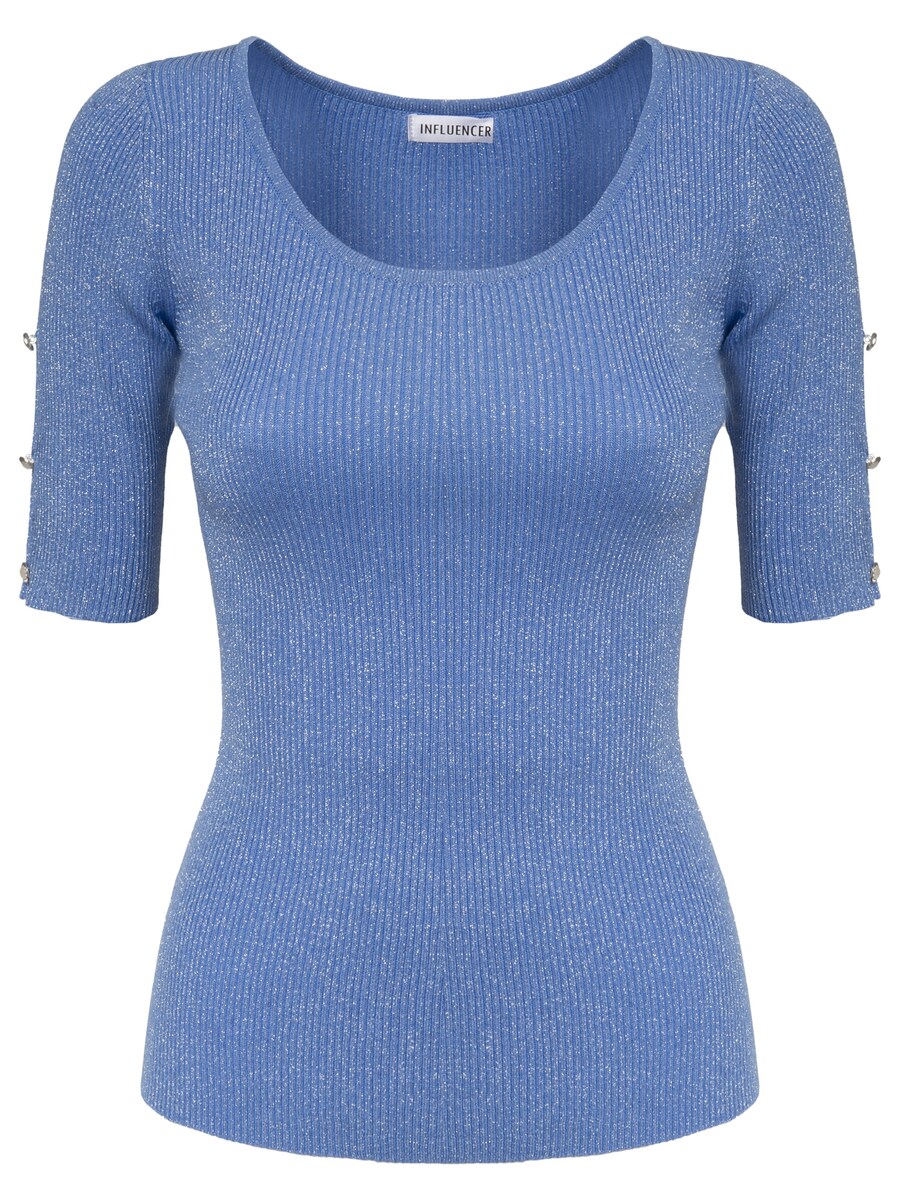 

Рубашка Influencer Ribbed lurex pull, синий