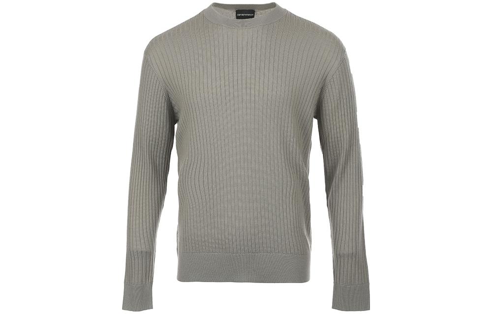 

Трикотажная футболка мужская светло-серая EMPORIO ARMANI