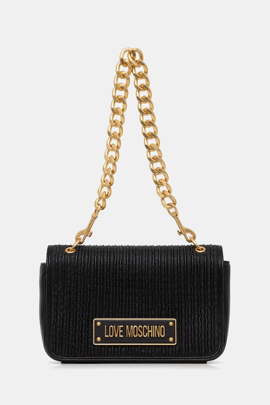 

Кожаная сумка Love Moschino, черный