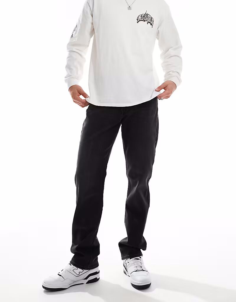 

Джинсы West прямого кроя свободного кроя черного цвета Lee