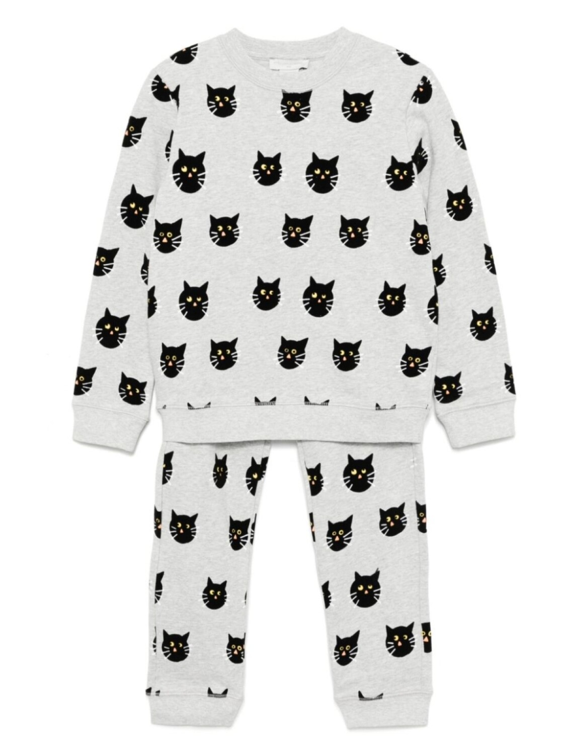

Спортивный костюм с кошачьим мотивом Stella McCartney Kids, серый