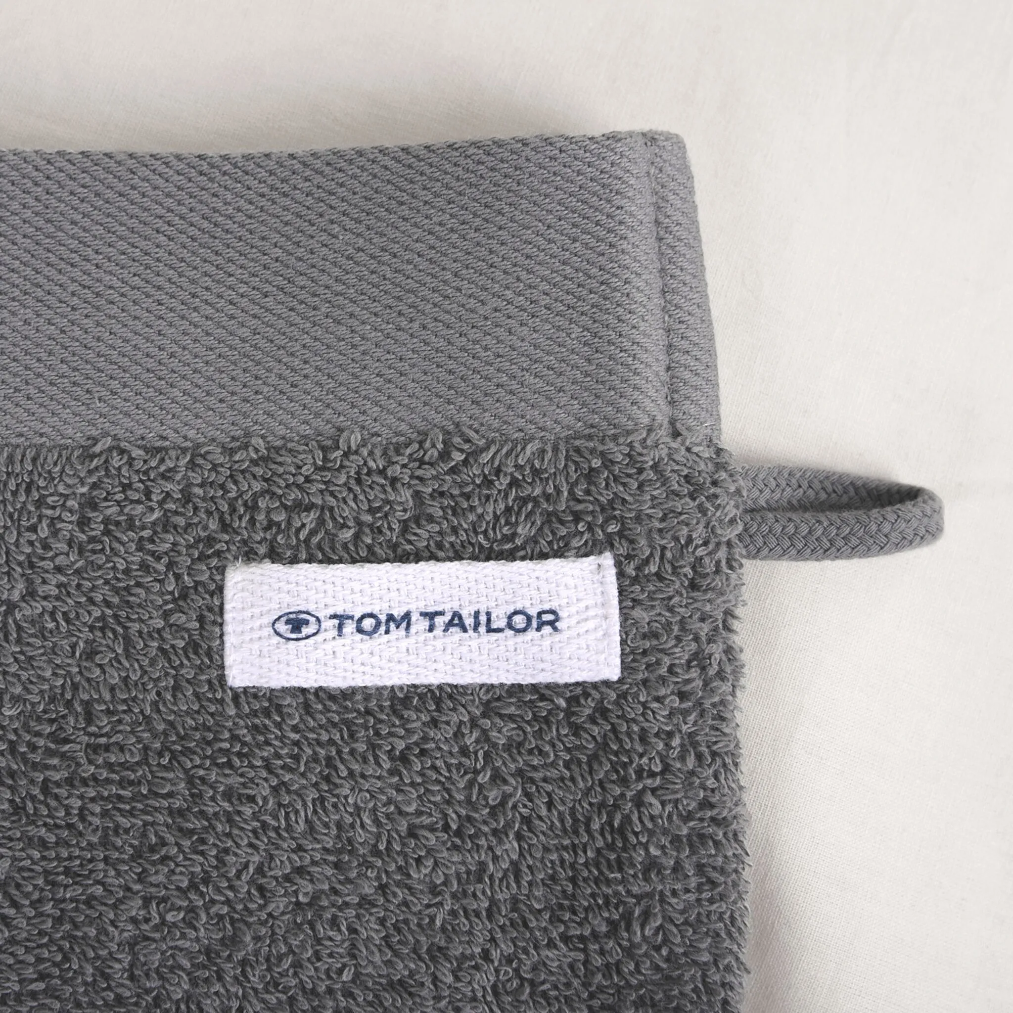 TOM TAILOR HOME Рукавица для мытья «COLOR BATH Рукавица» (6 шт., набор из 6 рукавиц для мытья 16 х 21 см), цвет Moody Grey — фото 3