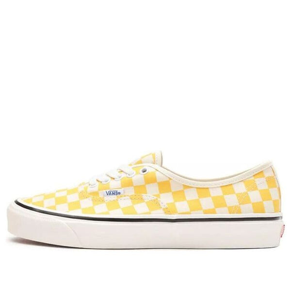 

Кроссовки authentic 44 dx 'anaheim factory - yellow checker' Vans, белый