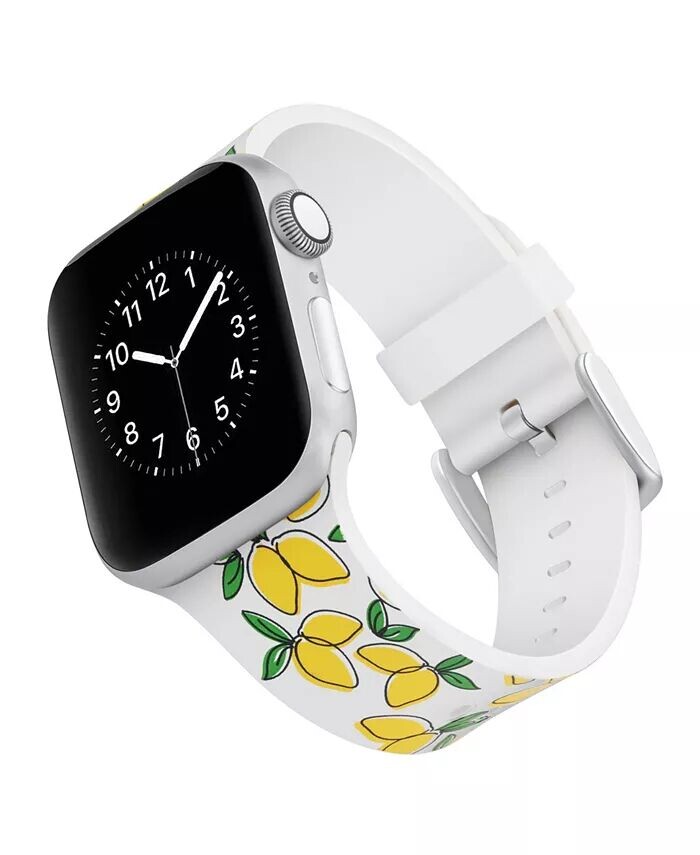 

Силиконовый ремешок Dabney Lee Lemony, совместимый с Apple Watch 38/40/41 мм Withit, белый