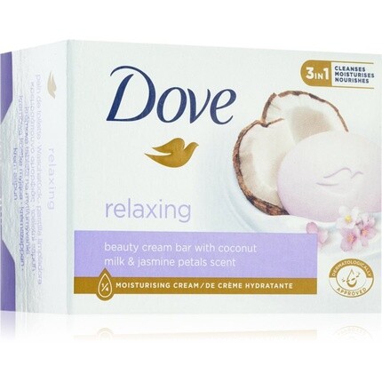 Косметическое мыло Dove Purely Pampering с кокосовым молоком 100 г — фото 2