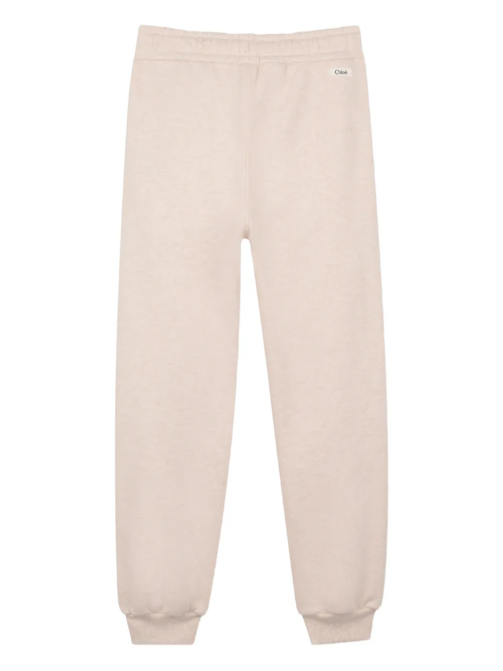 Спортивные брюки с кулиской Chloé Kids, бежевый — фото 2