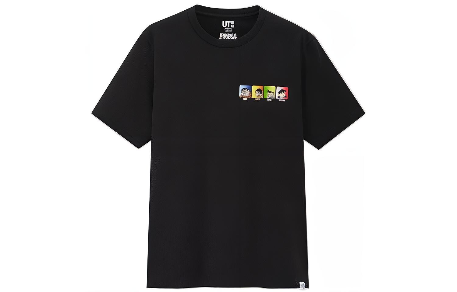 

UNIQLO Футболка унисекс, цвет Black