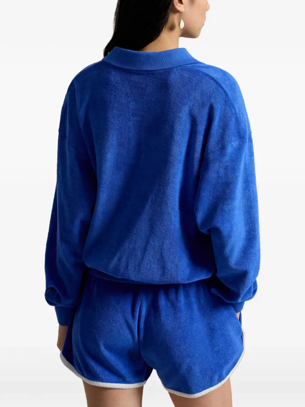 Рубашка-поло с длинными рукавами Polo Ralph Lauren, синий — фото 4